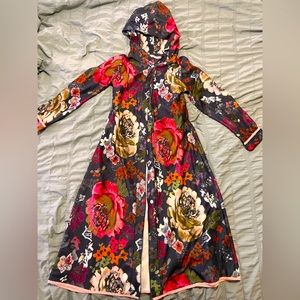 Misslook Floral Trench Coat